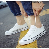 【DING DANG】READY STOCK Korean Style Fashion shoes Men Women Canvas Low top casual student shoes Outd