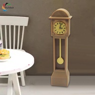 chulisia SiaBiced Miniature Dollhouse Floor Clock Miniature Toy Model 1/12 Scale Grandfather Clock
