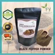 100% PURE Black Pepper Powder 纯天然黑胡椒粉 Serbuk Lada Hitam 100g