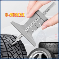 Tread Depth Gauge Vernier Depth Gauge Tire Thickness Gauge 0-50mm