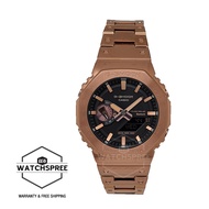 [Watchspree] Casio G-Shock GM-B2100 Lineup Full Metal Case Bluetooth® Tough Solar Rose Gold Ion Plated Stainless Steel Band Watch GMB2100GD-5A GM-B2100GD-5A