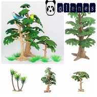 GLENES Coconut Tree, Cypress Mini Simulation Cypress, Children's Toys Pine Trees Vivid Plastic Lands