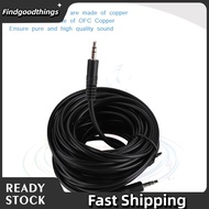 findgoodthings Dilwe 3.5mm Audio Cable Copper Male to Shielded for Speakers Headset 15m 20m 30m Comp