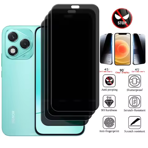 1/2/3/4Pcs For Honor 400 Lite Glass Honor 400 Lite Tempered Glass Privacy Anti-Spy Cover Screen Prot