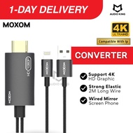 MOXOM Cable Tv To Phone To Tv Connector To Phone To Tv Cable Projector Phone Connect To Tv Projector