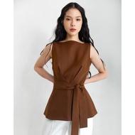 FLOMORS - MESSA TOP BROWN