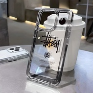 Stone Island transparent soft case hp SAMSUNG A57 A37 5G S25 Fe A17 5G A07 A56 A36 A06 S25 A16 M55 M