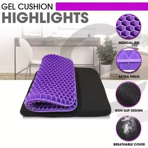Cushion ice pad, foreign trade purple silicone pad, breathable soft pad