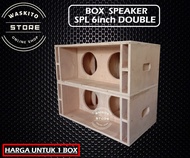 Box Speaker SPL 6 Inch Double