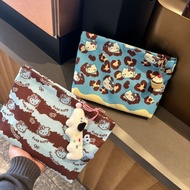 Kitty猫手拿原创秋季便携化妆包收纳简约卡通风格大容量Kitty cat hand with original autumn portableS3GfV7cz2my20250819