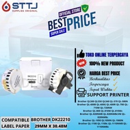 COMPATIBLE LABEL PAPER BROTHER DK-22210 DK22210 - 29MM X 30.48M