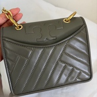 Tory Burch Kira mini 橄欖綠色斜肩包