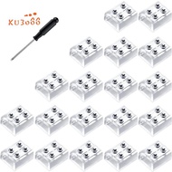 30PCS Led Strip Connectors 2 Pin 10mm Solderless LED Tape Light Connector LED Strip Connector Tape t