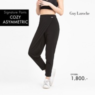 กางเกงขายาว กางเ﻿กงผู้หญิง Guy Laroche Signature Cozy Pants ใส่สบาย ยืดหยุ่นสูง ไม่ยับ เนื้อบาง แต่มีน้ำหนัก (G9XBBL)