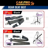Car Auto Bus Seat Safety Belt Lap 2 Point / 3 Point Adjustable Retractable Universal Seat Belt