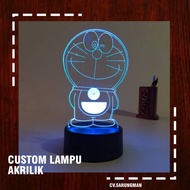 Doraemon acrylic lamp 3d custom Doraemon acrylic lamp Sleeping lamp Doraemon acrylic lamp 3d custom 