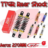 ⭐️Ready Stock⭐️TTGR Rear Shock Aerox 270MM SET（2PCS）Exclusive For aerox / Nouvo