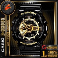 Casio G-Shock นาฬิกาข้อมือผู้ชาย สีดำ/ทอง รุ่น GA-110GB-1ADR