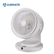 Airmate艾美特 9吋DC直流馬達節能遙控循環扇FB2352R/ 白色