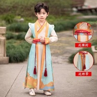 Hanfu Girls Tang Suit cod Ancient Style New Year's Day fashion Children Boys Performance Underwear F