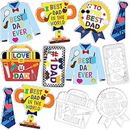 Color Your Own Father’s Day Magnets Craft for Kids Best Dad Coloring Magnet for Happy Fathers Day Da