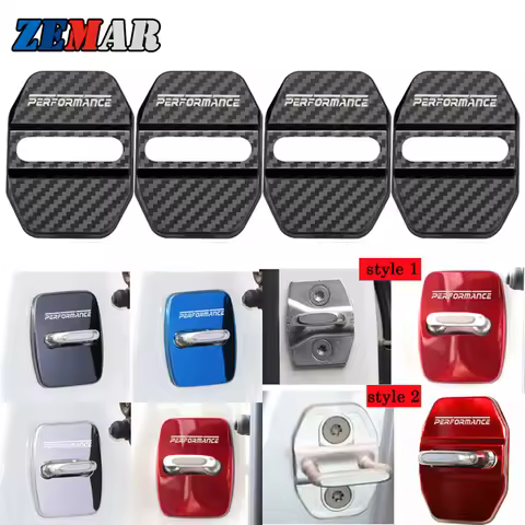 4pcs Car Door Lock Cover Case Protection For BMW 1 Series F20 E87 E81 E82 E88 F40 F21 F22 F45 F46 F3