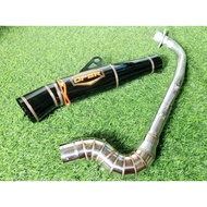 OPBR Pipe 51mm canister conical open specs exhaust Pipe for Wave 125 Xrm 110/125 Wave 100/110/115 Rs
