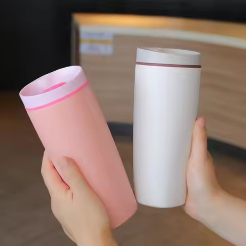 Durable Stainless Steel Thermos Bottle Portable Reusable Vacuum Insulated Cup Leak-Proof Fashion Spo