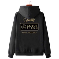 New Kimi Raikkonen Lotus F1 Hoodie Jacket Cotton Fleece Hoodie