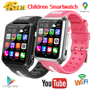นาฬิการะบุตำแหน่งสำหรับเด็กของแท้ใส่ซิมการ์ด4G สมาร์ทวอท์ชพิกเซล200W กล้องคู่การสนทนาทางวิดีโอ Wifi บันทึกที่ติดตามเด็ก GPS แอนดรอยด์9.0สมาร์ทวอทช์