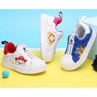 [Spot] PAW PATROL Children's Shoes Spring, Autumn, Summer New Shell Head Small White Shoes for Girls and Boys Versatile Laceless