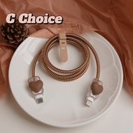 INS Họa Tiết Sóng Tình Yêu Tương Thích Với iPhone Vỏ Bảo Vệ Sạc 18W 20W Cho Ipad Vỏ Sạc Cáp Bảo Vệ D