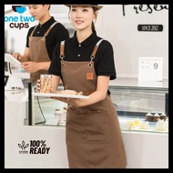 Barista Apron (Coffee) Waterproof Kitchen Cooking Apron/ Waterproof Apron/ Barista Apron/