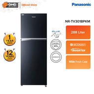 Panasonic NR-TV301BPKM 288L Inverter Energy Saving 2-Door Top Freezer Refrigerator Fridge - NRTV301BPKM