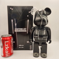 Be@rbrick × BLUE ROSE Bape Chocolate Gear Joint 400% 28cm Bearbrick Anime Action Figures  Toy Collection Toys