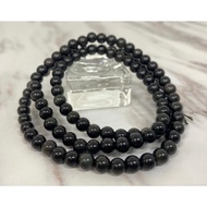 Silver Obsidiam Stone Bracelet/银曜石手链/天然水晶/水晶/水晶摆件/Natural Crystals/Crystal Bracelet
