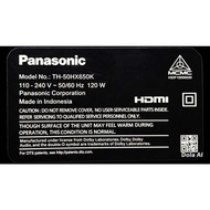 (CQ 17) PANASONIC TH-50HX650K PART TV USED