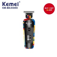New Kemei MAX5090 Electric Hair Clipper with Graffiti Design, Professional Electric Shaver for Hair 