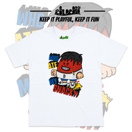 Dudli Graphic Tees | Who Ate It? (MAD Dot) - Artwork Casual/Streetwear White T-shirt
