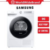 Samsung Dryer (9KG)  Heat Pump Dryer DV90T6240LH/FQ l Samsung 9.0KG Heat Pump Front Load Dryer DV90C