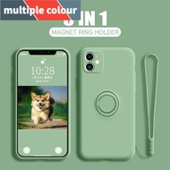 z7x8ph38eb Huawei Nova 7i 7 SE Pro 5T 4e 3i 3e Phone Case Liquid Silicon Case Built-in Ring Holder W