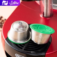 【i Cafilas】[YD07] Reusable Coffee Capsule Filter Nescafe Stainless Steel Crema Maker Pods Cups for D