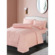 ชุดเครื่องนอน 6FT EMBOSS PEACH HAVEN BEDDING HVCA10PBS6