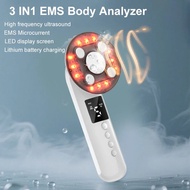 3 IN 1 EMS Ultrasonic Body Massager Slimming Infrared 3Mhz Ultrasound Fat Burner Weight Loss Celluli