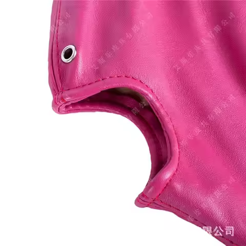 Cosplay Head Restraints Headgear Fetish Wear Bdsm Tools Open Mouth Leather Mask Bondage Hood Adult G