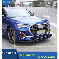 For Audi Q3 Body kit spoiler 2020-2021 For Audi Q3 ABS Rear lip rear spoiler front Bumper Diffuser B