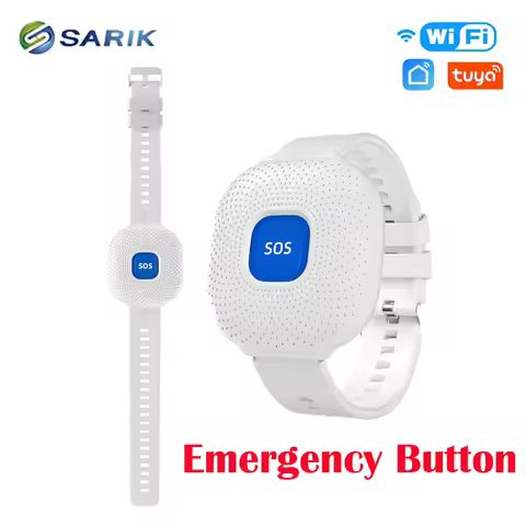 Waterproof Tuya Smart Wifi Safety SOS Bracelet Emergency Alert SOS Watch Elderly Fall Alarm SOS Call