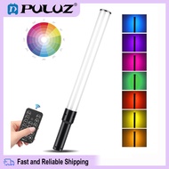 Puluz ไฟป้ายสำหรับถือถ่ายภาพ LED 144ดวงฟูลคัลเลอร์ RGB ไฟเติมแสง