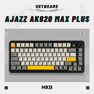 Ajazz AK820 Max PLUS 75% Hot-Swappable Programmable RGB Gasket 5 Layer Dampening Foams Full Build Ke
