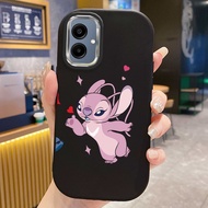 Case For Samsung A05 F05 M05 A05s A06 4G Cute Stitch Phone Shockproof Round And Fat